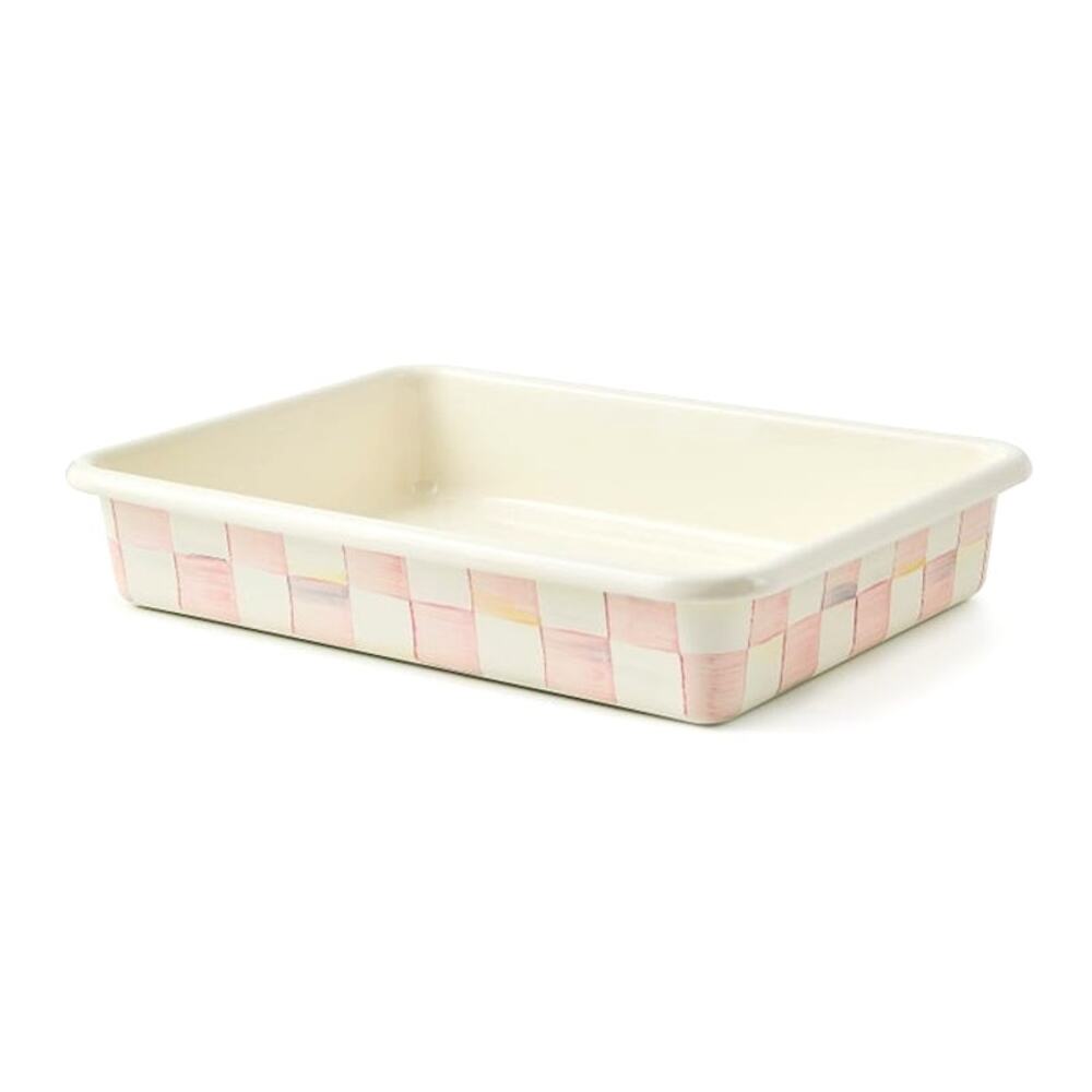 NEW Mackenzie-Childs Rosy Check 9" x 13" Baking Pan